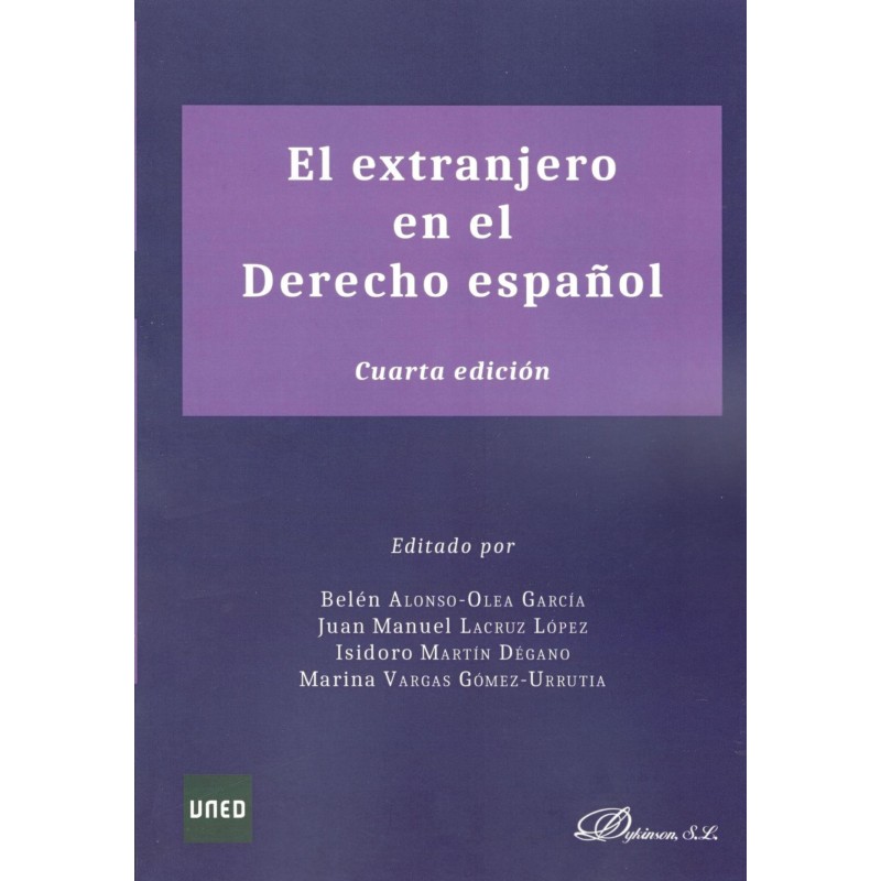 EL EXTRANJERO EN EL DERECHO ESPAÑOL (nueva edicion curso 2023-24))